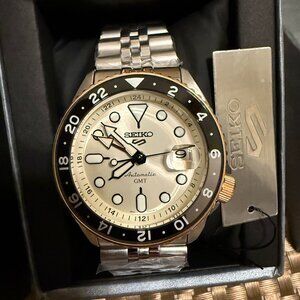 Seiko 5 Sports SKX Series GMT Sunrise Limited Automatic Men's Watch SSK046K1